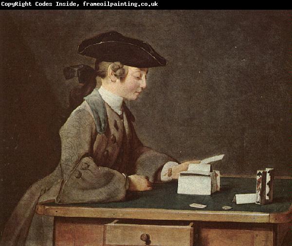 Jean Baptiste Simeon Chardin The House of Cards